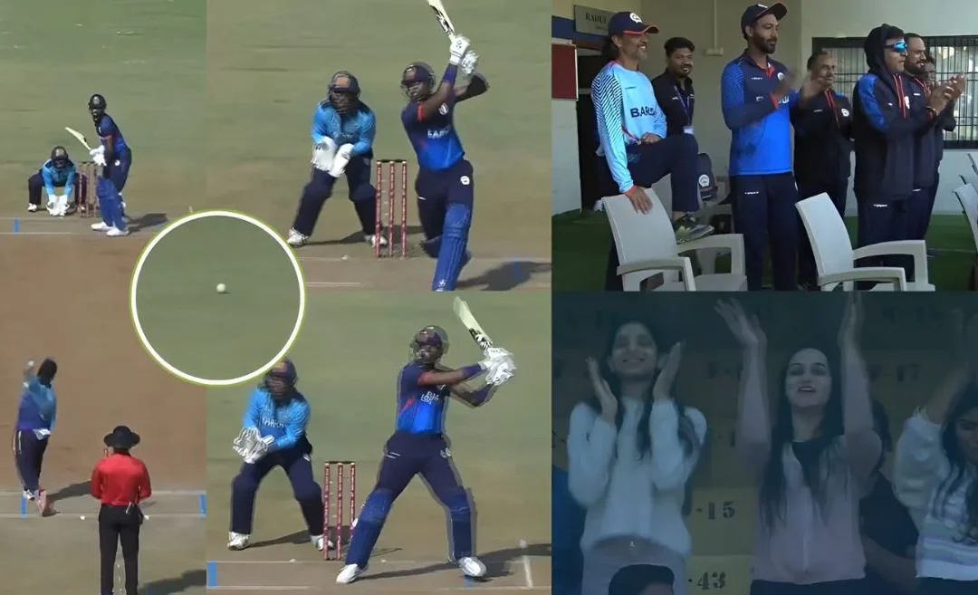 SMAT 2024 [WATCH]: Hardik Pandya brutally destroys Parvez Sultan in a 28-run over during Baroda vs Tripura game