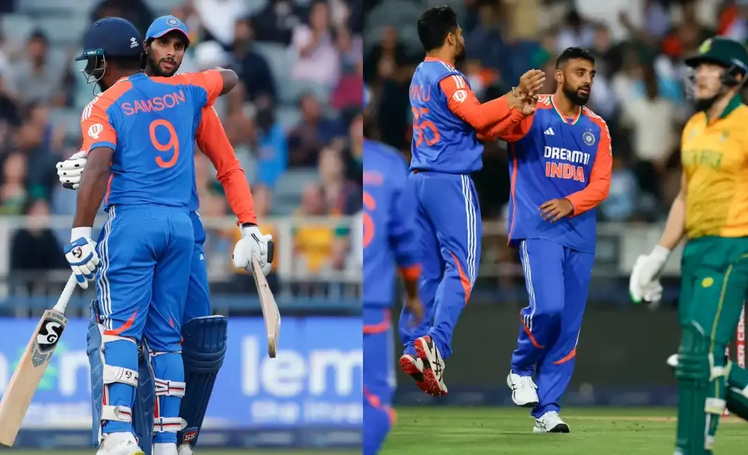 Sanju Samson and Tilak Varma’s centuries guide India to series-clinching win over South Africa in 4th T20I