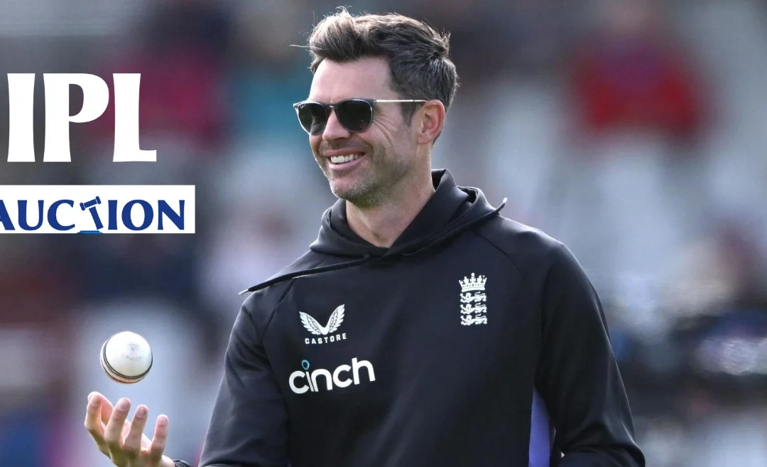 James Anderson among 1574 players to register for IPL 2025 Auction