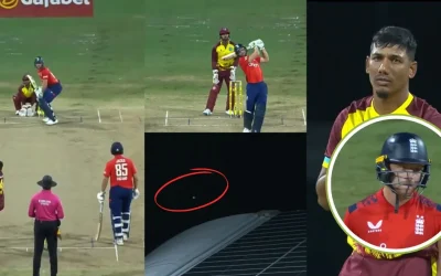 WI vs ENG [WATCH]: Jos Buttler clears Kensington Oval with a monstrous 115 mt six in the 2nd T20I