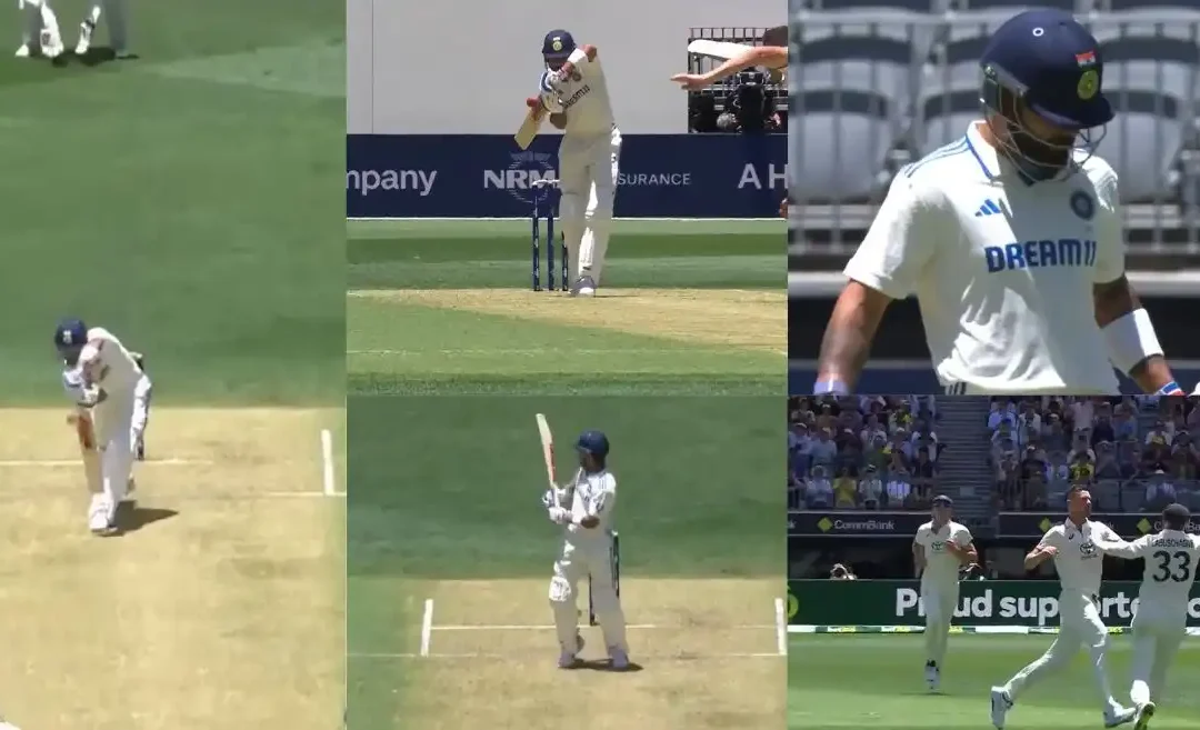 AUS v IND [WATCH]: Josh Hazlewood perfectly sets up Virat Kohli’s wicket on Day 1 of the Perth Test