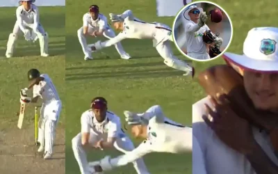 WI vs BAN [WATCH]: Joshua Da Silva plucks a screamer to remove Mehidy Hasan Miraz on Day 4 of the 1st Test