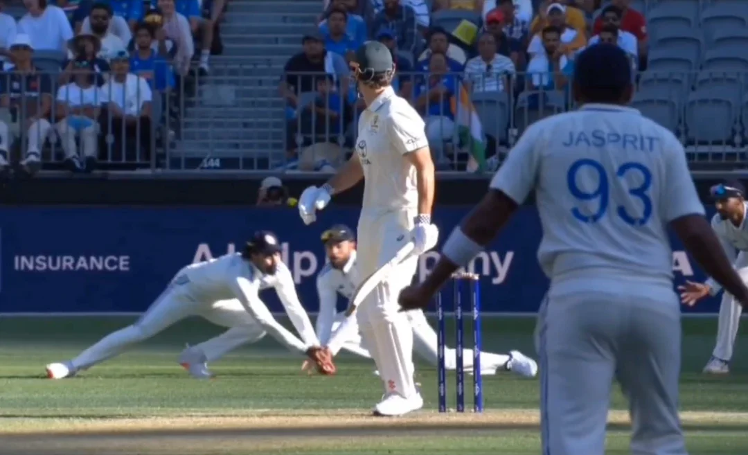 AUS vs IND [WATCH]: KL Rahul takes a screamer to see-off Mitchell Marsh in 1st BGT 2024-25 Test