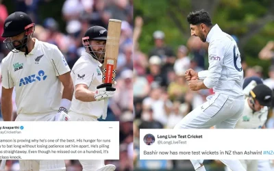 Twitter reactions: Kane Williamson’s gritty 93 powers New Zealand before Shoaib Bashir’s late strikes aid England on Day 1 of the Christchurch Test