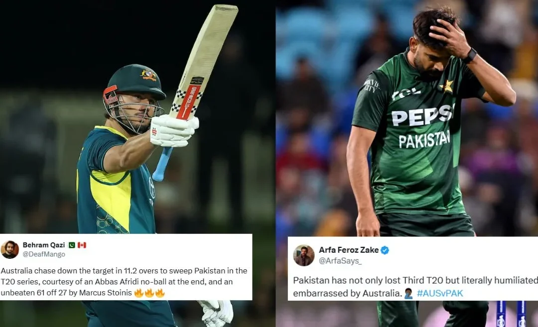 Twitter erupts as Marcus Stoinis, bowlers lead Australia to 3-0 whitewash over Pakistan in T20I series