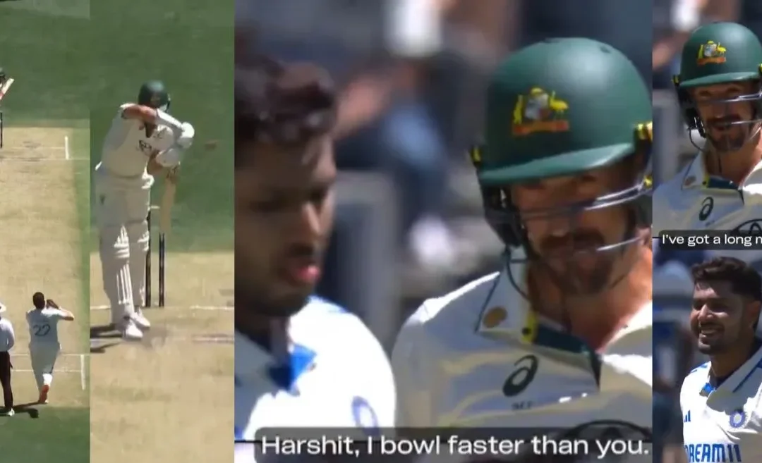 AUS vs IND [WATCH]: Mitchell Starc warns Harshit Rana after facing bouncers on Day 2 of the Perth Test