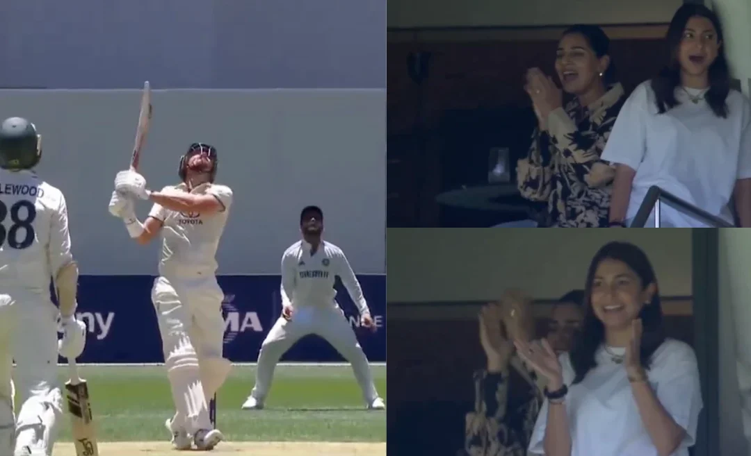 AUS vs IND, 1st Test: Anushka Sharma and Sanjana Ganesan celebrate as Harshit Rana dismisses Mitchell Starc following Virat Kohli’s advice