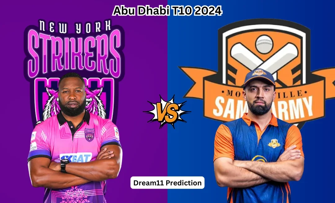 NYS vs MSA, Abu Dhabi T10 2024: Match Prediction, Dream11 Team, Fantasy Tips & Pitch Report | New York Strikers vs Morrisville Samp Army