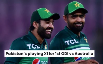 AUS vs PAK: Pakistan unveil their playing XI for the 1st ODI against Australia