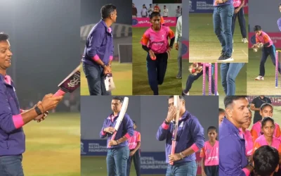 WATCH: Rahul Dravid gets stunned by young girls’ bowling at a Rajasthan Royals event