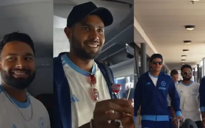 AUS vs IND [WATCH]: Rishabh Pant pokes fun at Harshit Rana with a lollipop ahead of Pink-Ball Test