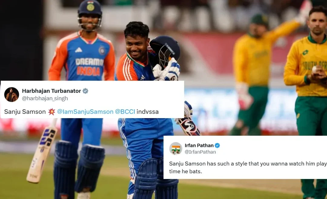 Twitter reactions: Sanju Samson smashes multiple records with his explosive century | SA vs IND, 1st T20I