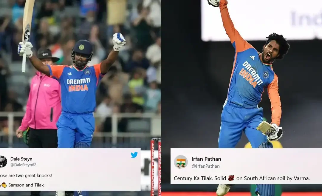 SA vs IND: Fans go mad as Sanju Samson, Tilak Varma hit dazzling tons in the 4th T20I