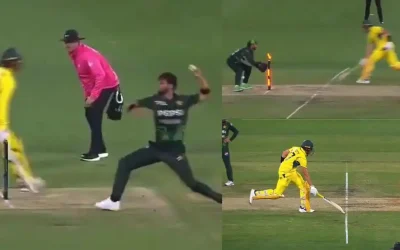 WATCH: Shaheen Afridi hits the bullseye to run out Sean Abbott in the 1st AUS vs PAK ODI