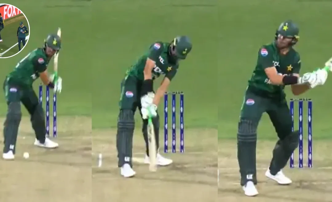 AUS vs PAK: [WATCH]: Shaheen Afridi pulls off an incredible helicopter shot in the third T20I