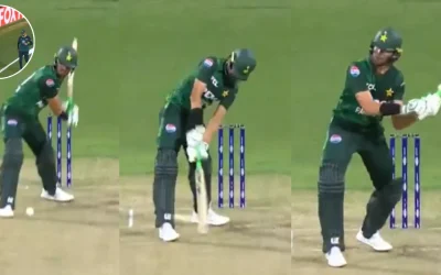 AUS vs PAK: [WATCH]: Shaheen Afridi pulls off an incredible helicopter shot in the third T20I