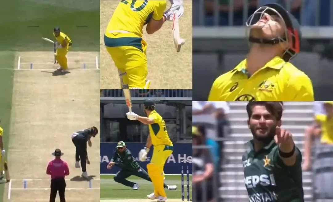 AUS vs PAK 2024 [WATCH]: Shaheen Afridi’s peach of a delivery outfoxes Aaron Hardie in series decider