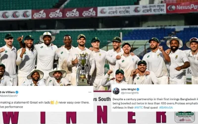 Twitter reactions: South Africa finishes the Test series with a dominant 2-0 whitewash against Bangladesh