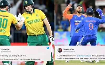 Twitter reactions: Gerald Coetzee’s cameo overpowers Varun Chakravarthy’s 5-fer as South Africa pip India in 2nd T20I