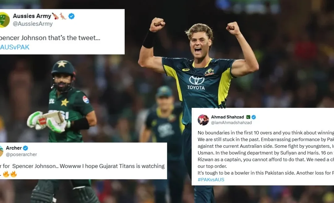 Twitter reactions: Spencer Johnson propels Australia to a series clinching win over Pakistan in the 2nd T20I