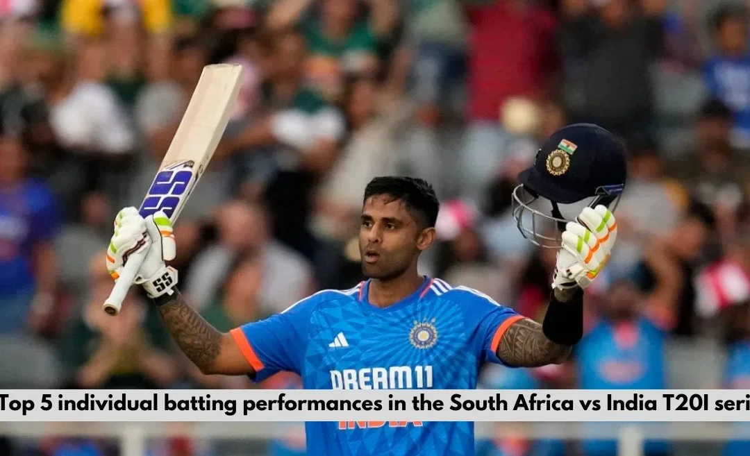 Top 5 highest individual scores in the South Africa vs India T20I series ft. Suryakumar Yadav