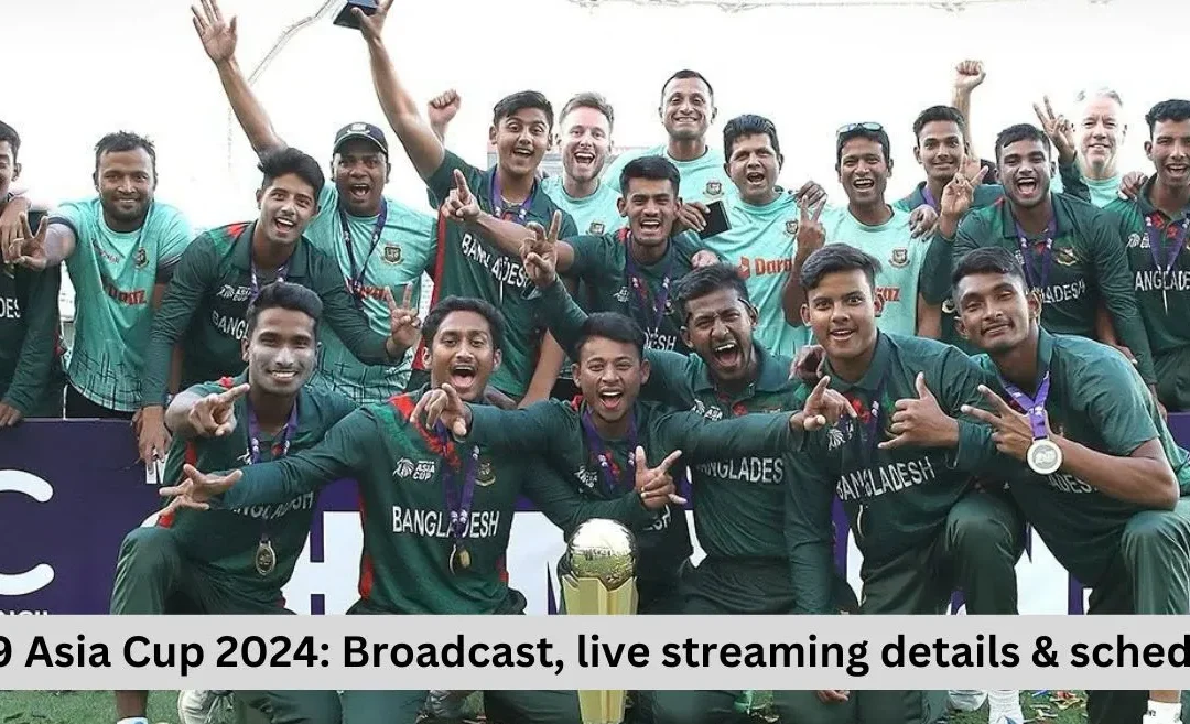 U19 Asia Cup 2024 Schedule: Date, Time, Venue & Streaming details