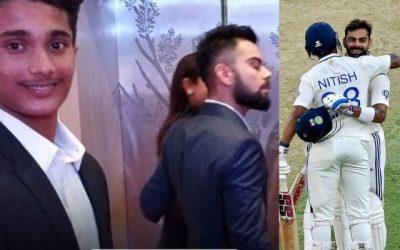 Nitish Kumar Reddy की पुरानी तस्वीर हुई वायरल, जिसमें दूर से कैमरे में कोहली को कर रहे थे कैद
