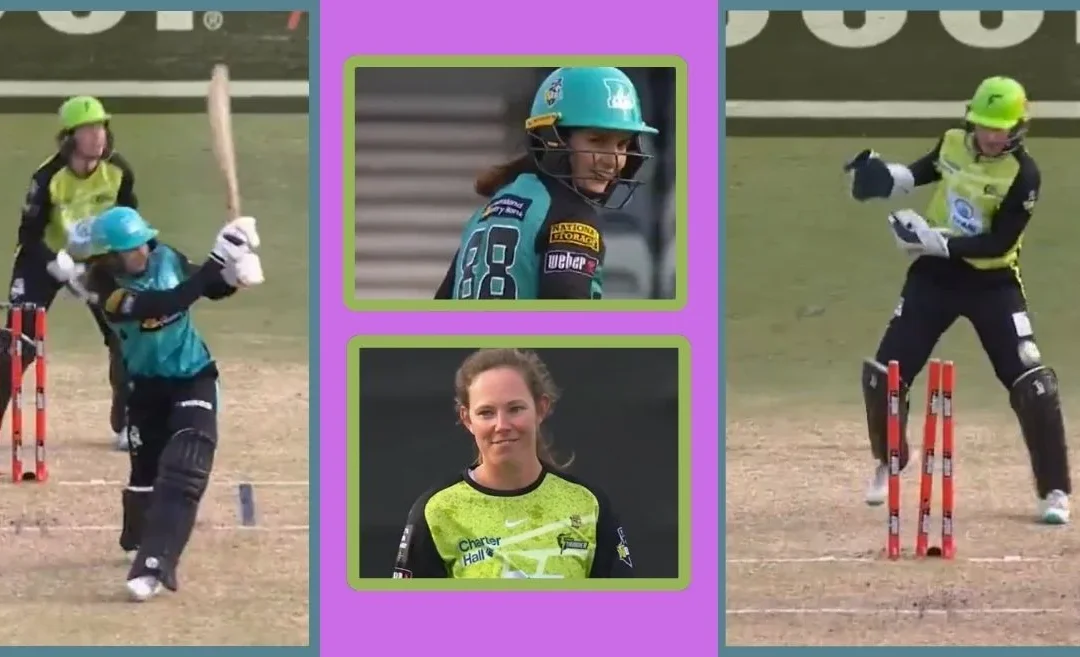 WATCH: Samantha Bates takes revenge by dismissing Charli Knott after being hit for a monstrous six in the WBBL 2024