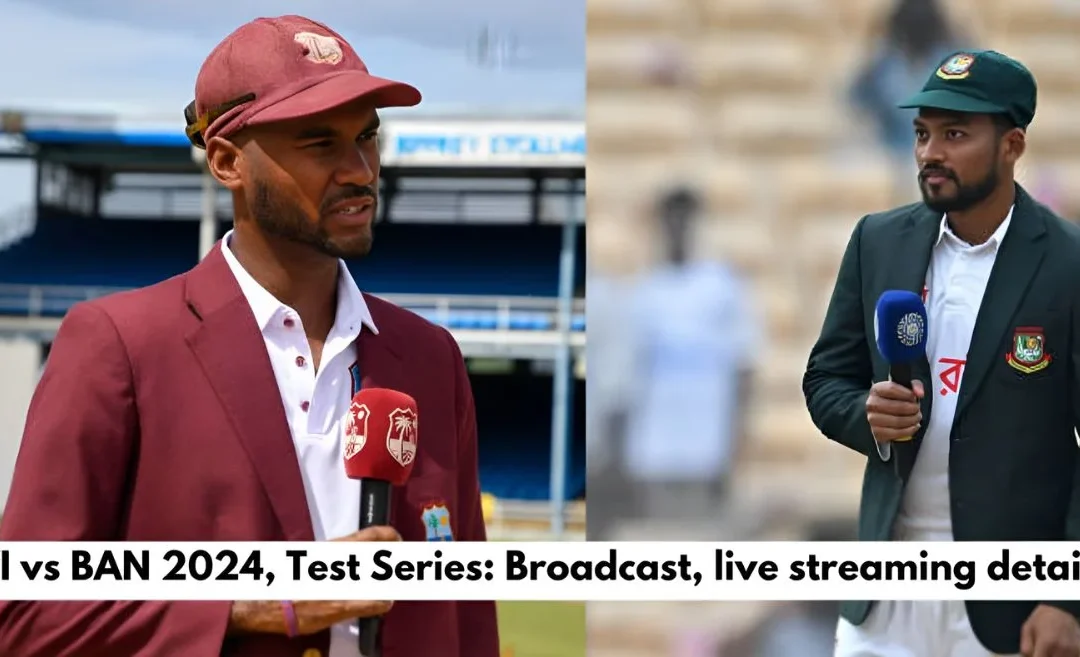 WI vs BAN 2024, Test Series: Broadcast, live streaming details – When and Where to watch in India, UK, West Indies, Bangladesh & other countries