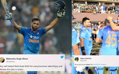 When the cricket fraternity saluted Rohit Sharma for his incredible 264-run knock against Sri Lanka