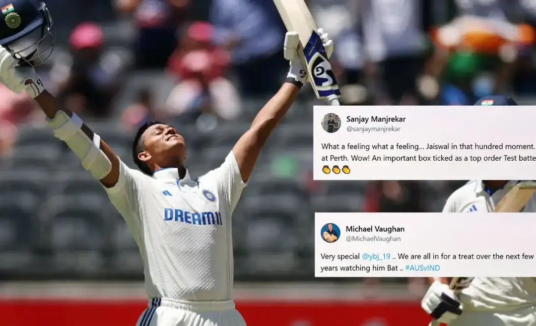 AUS vs IND: Fans go wild as Yashasvi Jaiswal lights up Perth Test with a magnificent century