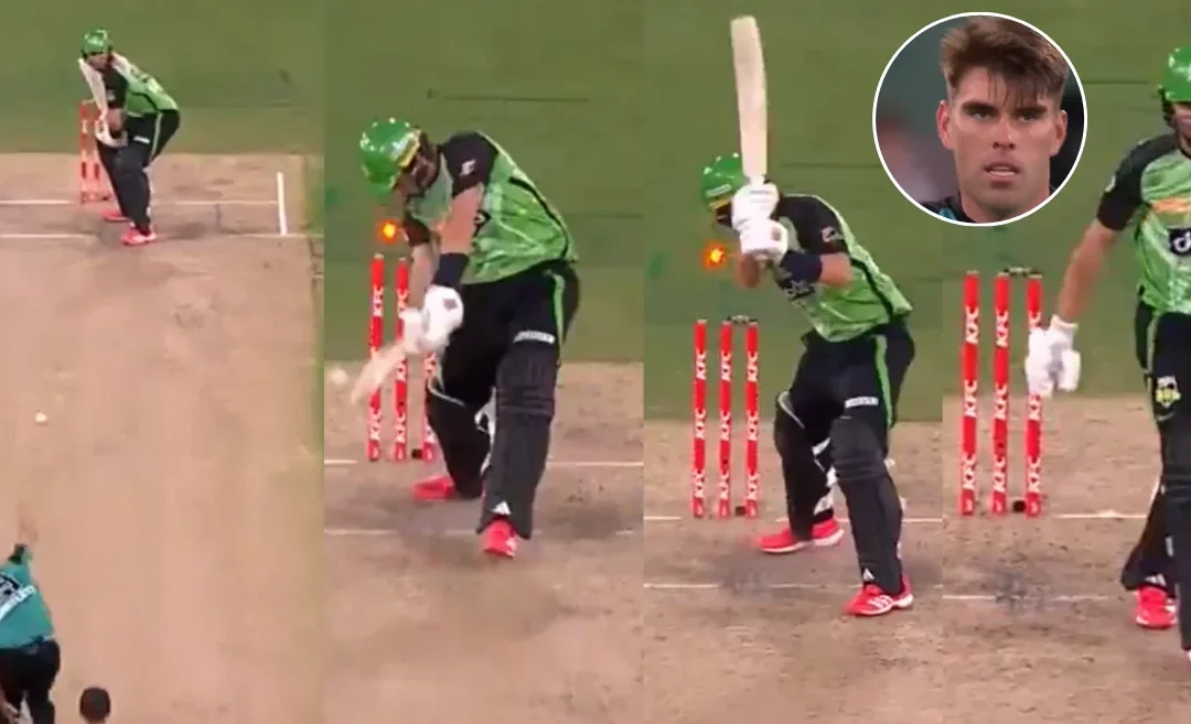 WATCH: Xavier Bartlett cleans up Tom Curran with a jaffa in the BBL 2024-25