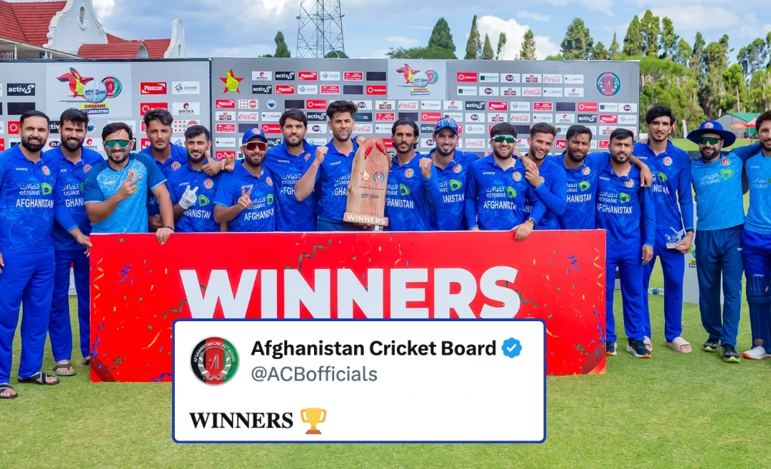 Allah Ghazanfar’s fifer against Zimbabwe in 3rd ODI seals the series for Afghanistan