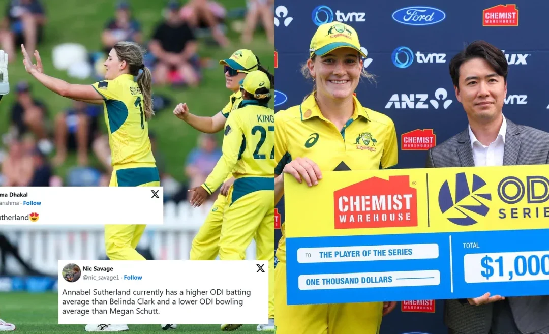 Twitter reaction: Annabel Sutherland’s exceptional all-round performance power Australia to ODI series victory over New Zealand