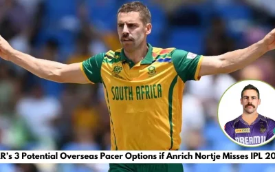 Anrich Nortje ruled out of IPL 2025? 3 overseas pacers that KKR can target