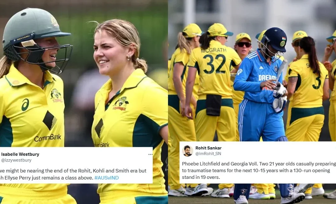 Twitter reactions: Georgia Voll, Ellyse Perry propel Australia to a series clinching win over India in the 2nd Women’s ODI