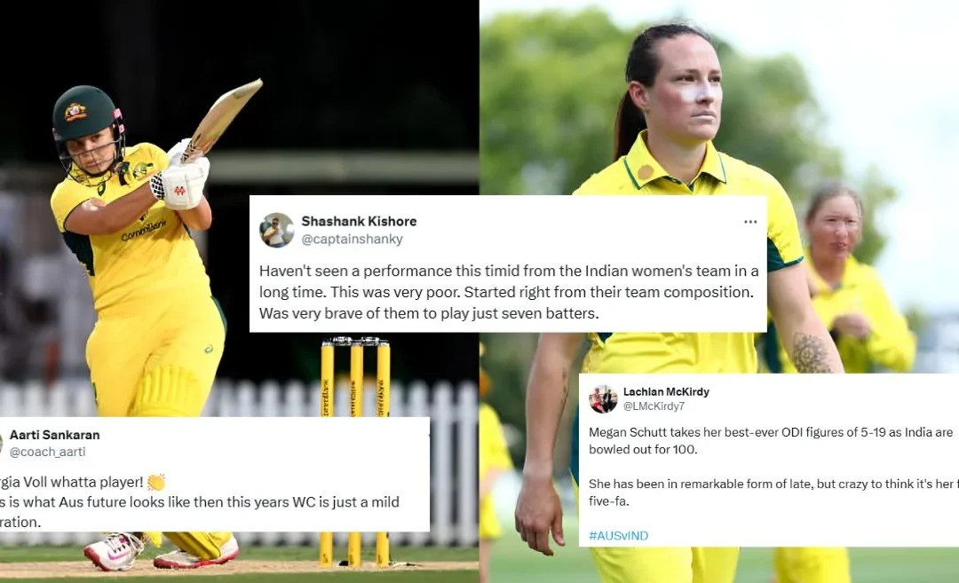 Megan Schutt and Georgia Voll shine as Australia defeat India by five-wickets in 1st Women ODI