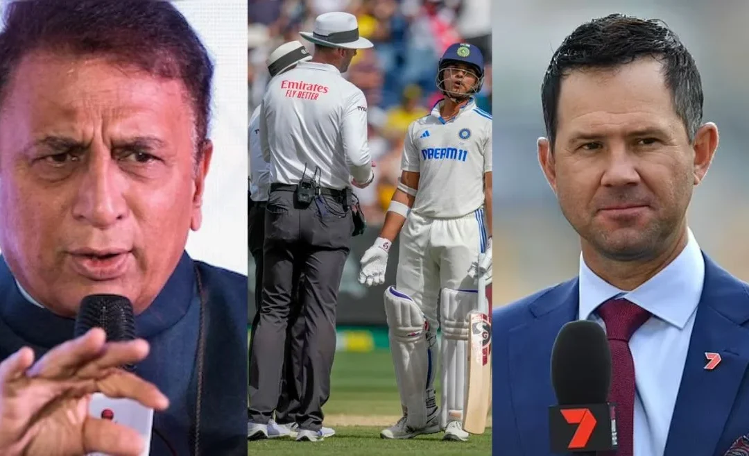 AUS vs IND: Sunil Gavaskar and Ricky Ponting offer contrasting views on Yashasvi Jaiswal’s controversial dismissal in MCG Test