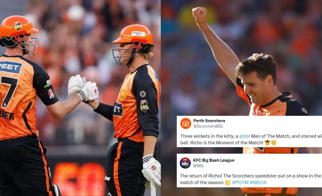 Twitter reactions: Perth Scorchers clinch victory in BBL 2024-25 opener against Melbourne Stars