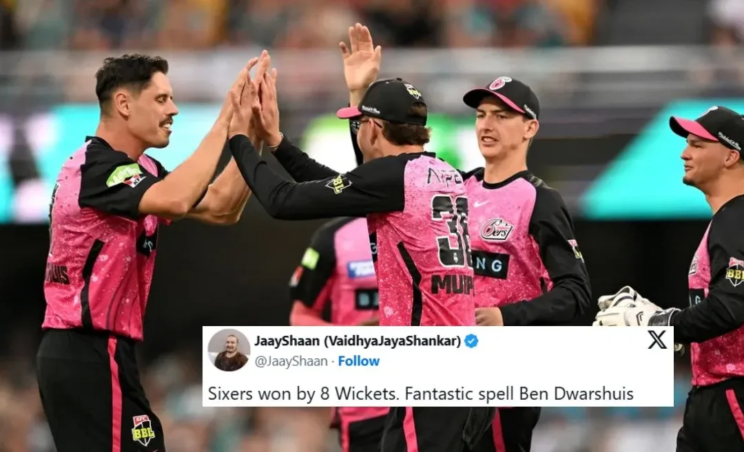 Twitter reactions: Ben Dwarshuis shines as Sydney Sixers beat Brisbane Heat in BBL 2024-25