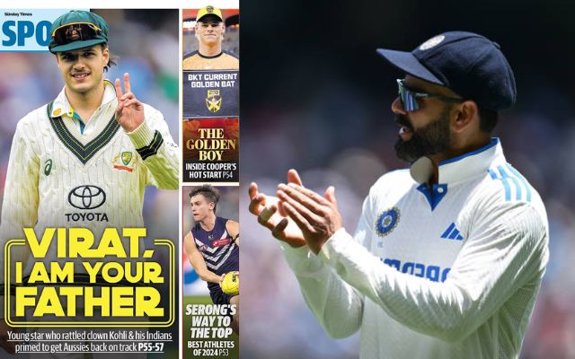 Virat, I am Your Father”- ऑस्ट्रेलियाई मीडिया ने पारी की बेशर्मी की सारी हदें, फिर से विराट को बनाया निशाना