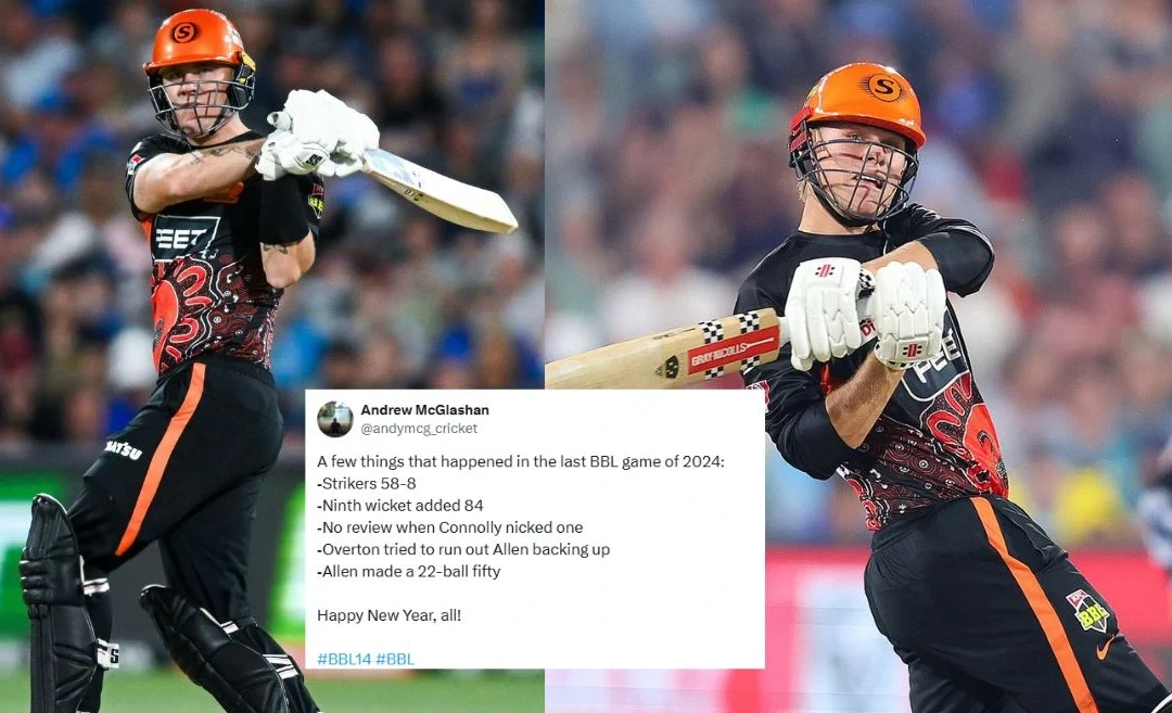 Twitter reactions: Finn Allen and Cooper Connolly sizzle for Perth Scorchers to beat Adelaide Strikers in BBL 2024-25