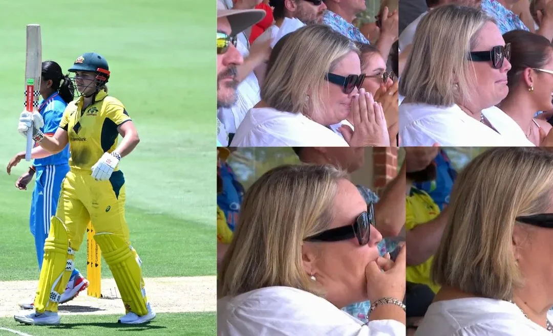 AU-W vs IN-W [WATCH]: Georgia Voll’s spectacular knock against India in the 2nd Women’s ODI brings tears to her mother’s eyes