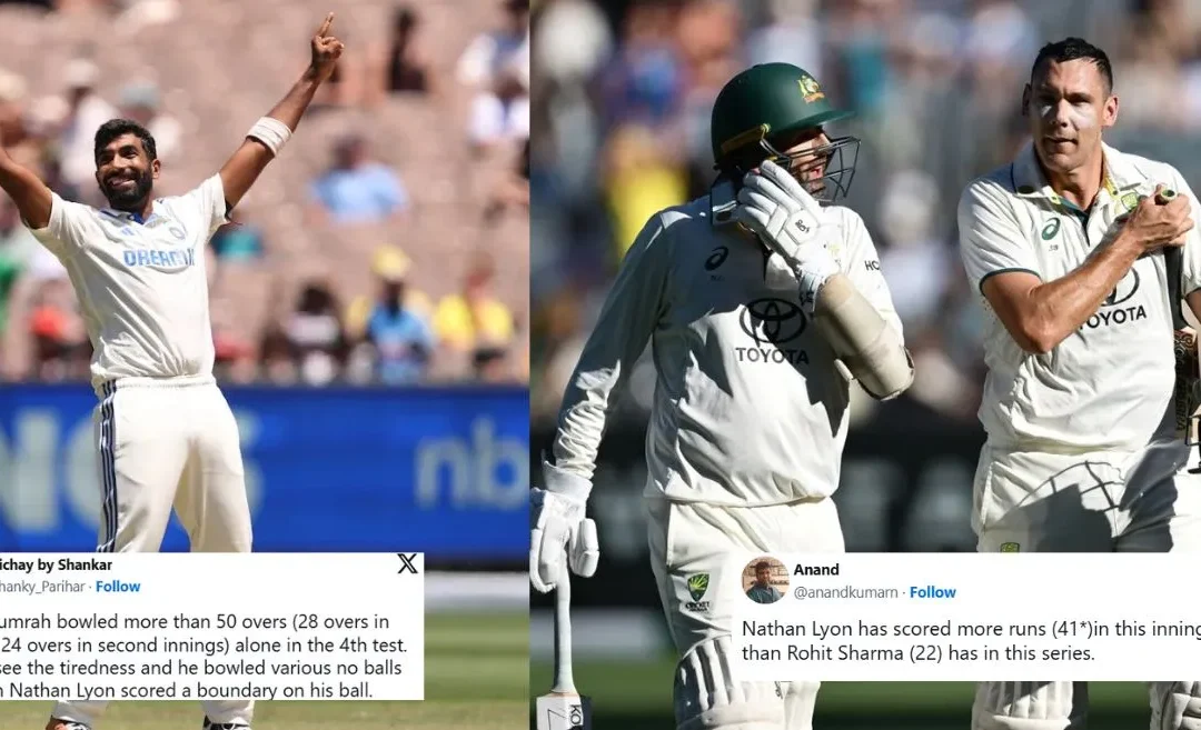 Twitter reactions: Jasprit Bumrah’s bowling blitz sets the stage before Australia’s lower order frustrate India on Day 4 of the MCG Test