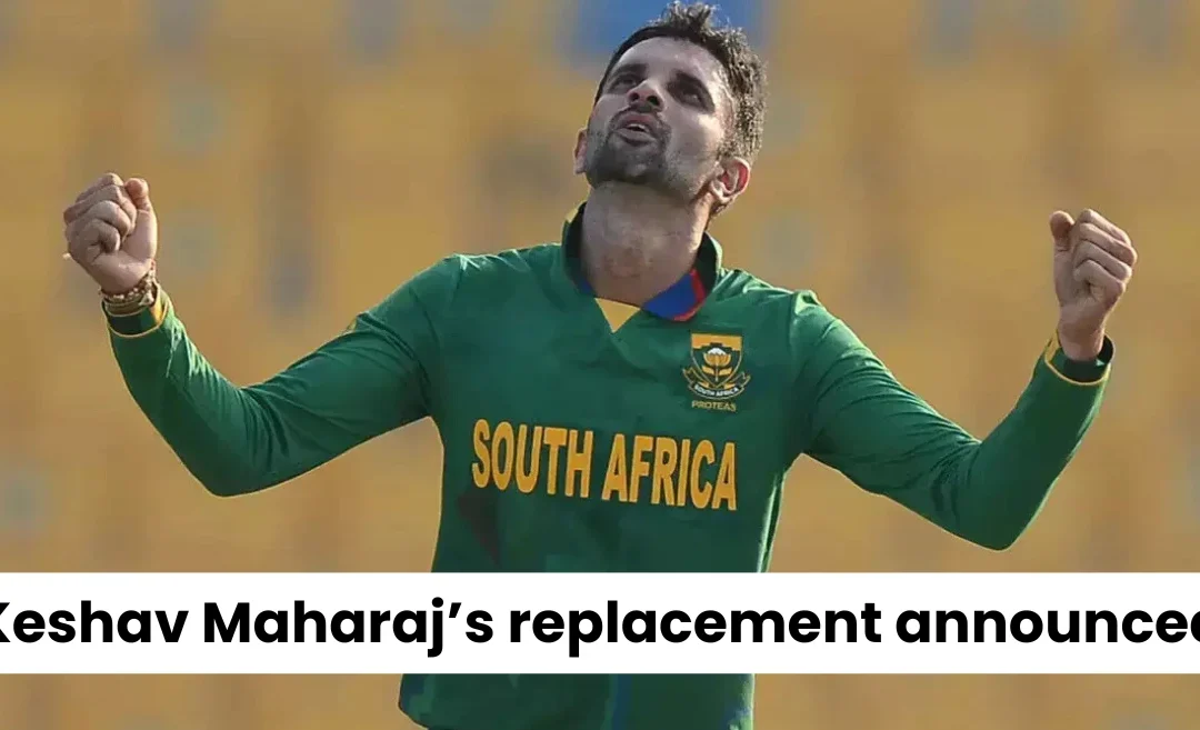 South Africa names Keshav Maharaj’s replacement for the remaining ODI series against Pakistan