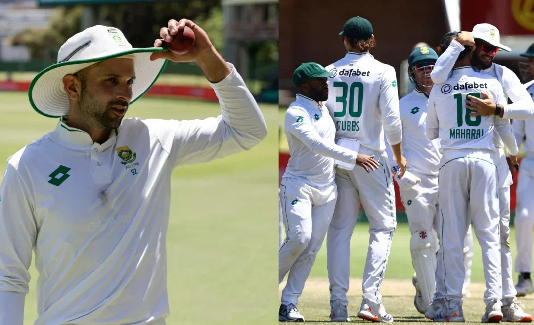 Keshav Maharaj’s stunning fifer secures clean sweep for South Africa in final Test against Sri Lanka