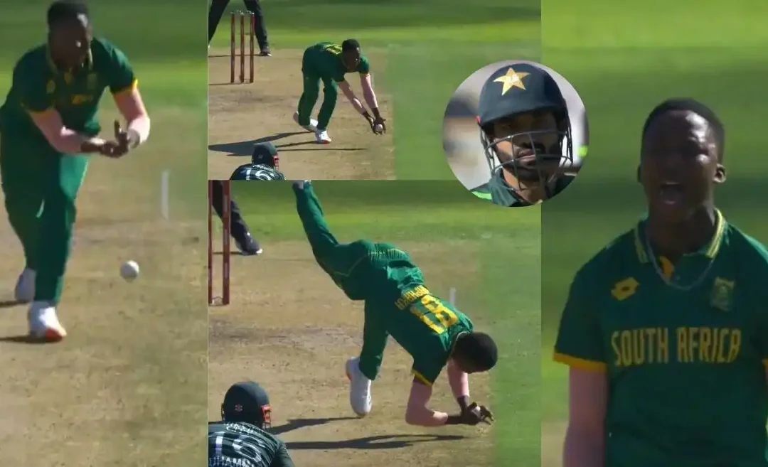 SA vs PAK [WATCH]: Kwena Maphaka plucks a blinder to dismiss Mohammad Rizwan in 2nd ODI