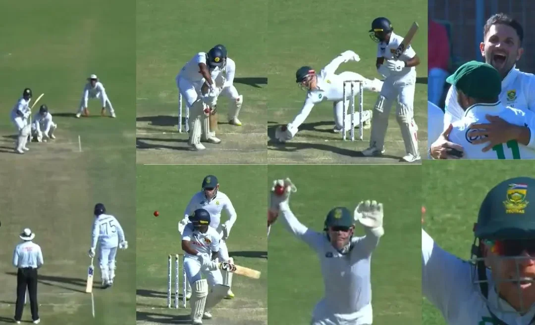 SA vs SL [WATCH]: Kyle Verreynne’s stunning catch sends Kamindu Mendis packing on Day 4 of the second Test