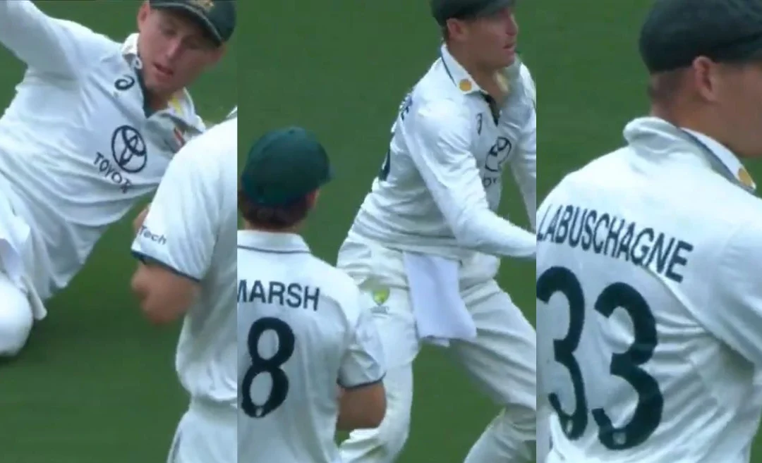 AUS vs IND [WATCH]: Marnus Labuschagne displays his sliding skills to prevent runs on Day 2 of the Boxing Day Test