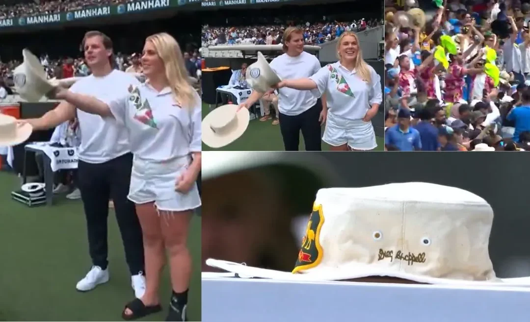 WATCH: Melbourne crowd honours Shane Warne with floppy hat tribute on Day 1 of the AUS vs IND 4th Test